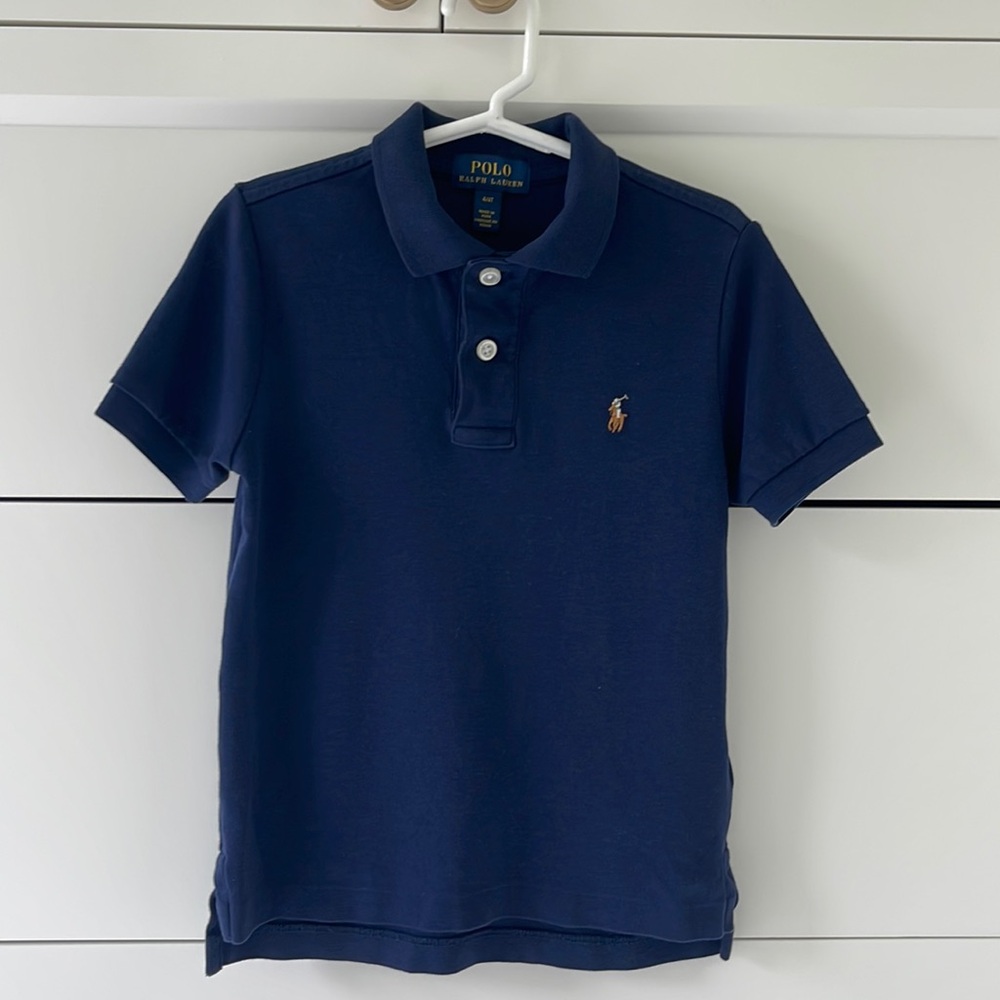 POLO by Ralph Lauren Navy shirt. Size 4t.
